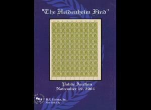 H. R. Harmer auction, 19.11.2004: The Heidenheim Find