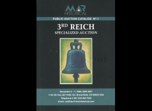 MAR Historical auction, 6.12.2008: 3rd Reich /Drittes Reich. Specialized Auction
