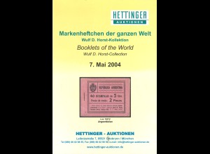 Hettinger-Auktion 7.5.2004: Markenheftchen der ganzen Welt. 
