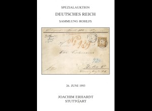 Württembergisches Auktionshaus, 1993: Deutsches Reich. Die Sammlung Rohlfs