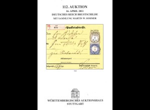 Württembergisches Auktionshaus, 112. A., 2011: Deutsches Reich Brustschilde