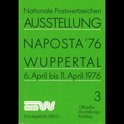 NAPOSTA 76 Wuppertal - Ausstellungskatalog