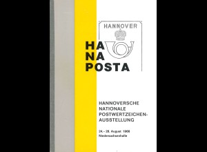 HANAPOSTA 1966, Hannover, Nationale Postwertzeichen-A. - Ausstellungskatalog