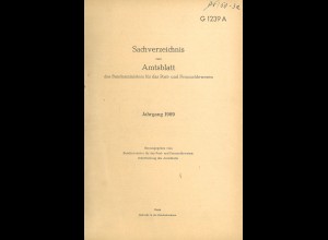 Amtsblatt des Bundesministers für Post und Fernmeldewesen, Jg. 1969/I