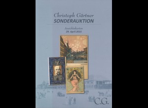 Christoph Gärtner: Sonderauktion Ansichtskarten 2015 + Jahreskalender 2010