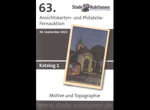 63. Stade-Auktion für Ansichtskarten und Philatelie September 2023