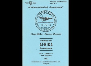 Müller/Wiegand: Katalog der Afrika Aerogramme. Teil 2: Li–Z (1987)