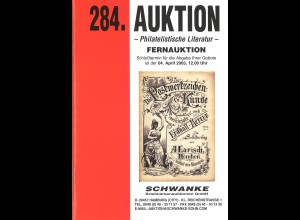 284. Schwanke-Auktion April 2003 - Katalog der Literaturauktion