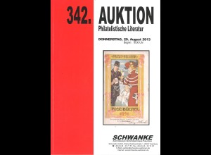 342. Schwanke-Auktion August 2013 - Katalog der Literaturauktion