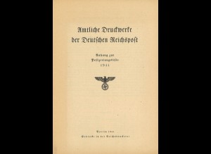 Amtliche Druckwerke der Deutschen Reichspost (1944)