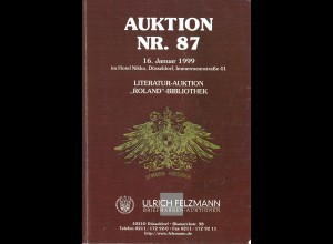 Felzmann-Auktion: "Roland"-Bibliothek (Nr. 1), 16.1.1999