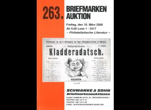 5 Kataloge früherer Schwanke Literatur-Auktionen (ab 2000)
