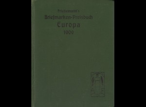 Friedemann's Briefmarken-Preisbuch Europa 1909