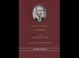 310. Heinrich Köhler-Auktion Sept. 2000: Hannover. Emil Hoffmann-Sammlung