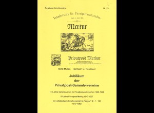 Müller/Neubauer: Jubiläum der Privatpost-Sammlervereine (1998)