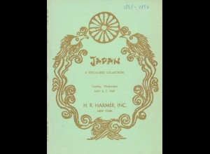 H. R. Harmers New York, Auktion 6.5.1969: Japan. A specialized Collection