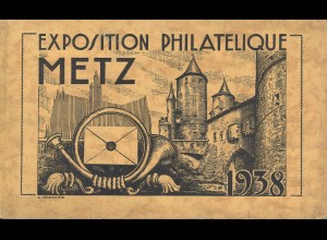 Exposition Philatélique Metz 1938 - Catalogue officiell