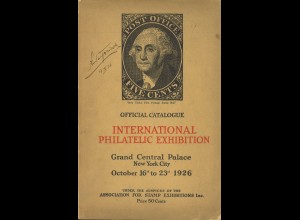 Official Catalogue International Philatelic Exhibition New York 1926